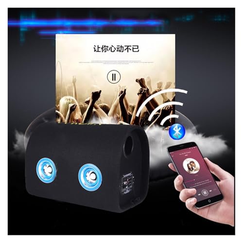12V 220V Car Audio Active Subwoofer Motorcycle Speaker Box 8/10 Inch HiFi KTV Home Computer Speakers Bass 240W(8 inches)