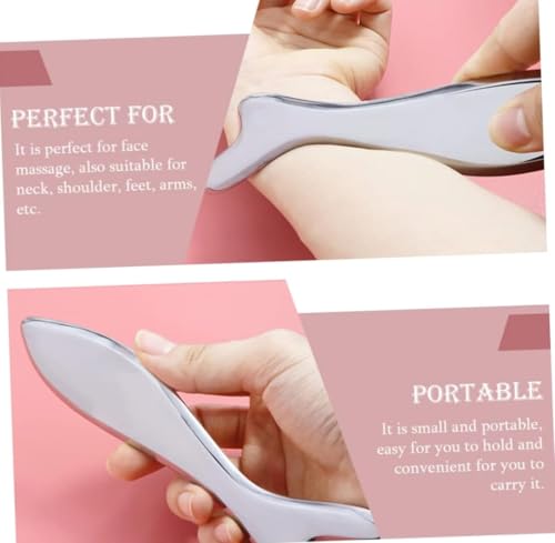 Image of Fish Shape Stainless Steel Gua Sha Tool | Facial & Body Scraping Therapy Tool for Relaxation, Muscle Tension and Skin Care