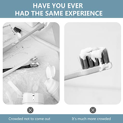 EXCEART 2Pcs Crianças Mãos Livres Titular Creme Dental Dispensador de Creme Dental Automático Adequa