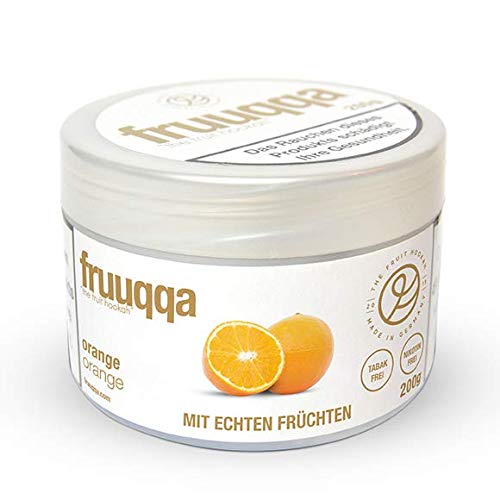 Fruuqqa Shisha Tabakersatz Nikotinfrei 200gr Orange