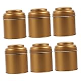 Photo Gallery vicasky 6 pezzi barattoli per tè in ermetici contenitori in metallo per cucina e casa barattoli per caffè e snack facili da pulire e resistenti Photo Gallery vicasky 6 pezzi barattoli per tè in ermetici contenitori in metallo per cucina e casa barattoli per caffè e snack facili da pulire e resistenti