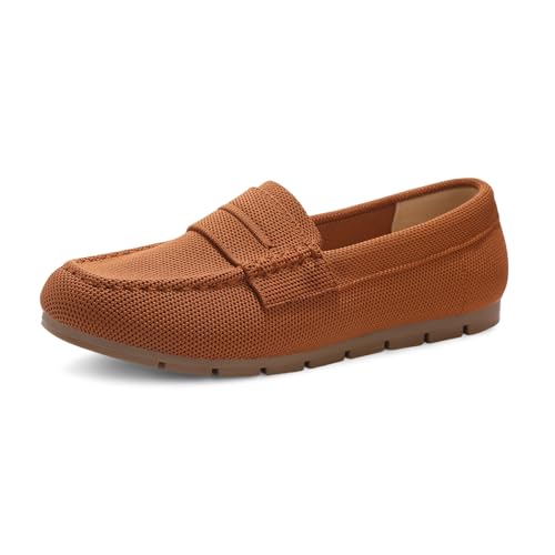 Image of Vespiero Loafers for Women Comfortable Slip on Work Flats Shoes Womens Dressy Casual Walking Shoes