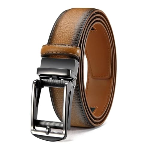 Men's Metal Automatic Buckle Belt, 3.8Cm Unisex Reversible Belt 40Cx31wyt-Bl 150cm2