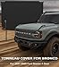 Tonneau Cover Compatible with 2021-2025 Ford Bronco 4-Door, 600D Oxford Cloth Soft Trunk Cargo Cover Tailgate Cover 21-25 Bronco Accessories