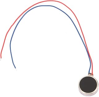 Flat Vibrating Micro Motor, Long Service Life 11000RPM 1020 DC Brush Motor Vibration Feature for Electronic Vibration Equipment(30mm)