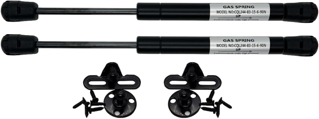 2 pcs 9.6" Extended Length Gas Strut/Spring, Lift Support/Stay, 90N, Set of 2 Shocks