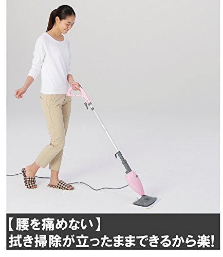 ショップジャパン(SHOP JAPAN) シャークスチームモップ ベーシック ピンク【正規品】 4枚目