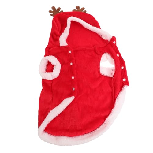 Disfraz navideño XL para perro diseño alce rojo