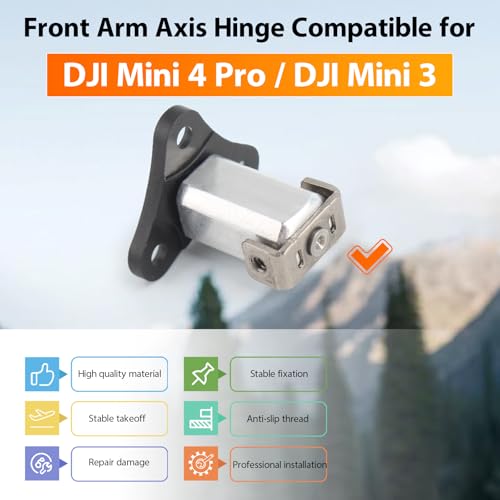 Front Arm Axis Replacement for DJI mini 4 pro/Mini 3 Front Arm Hinges Arm Shaft for DJI mini 4 Pro Drone Accessories Parts with Repair Tools by HBIHGHHONG - Image 4