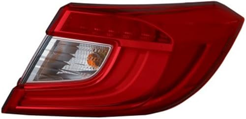 KarParts360 Conjunto de luz trasera para Honda Accord 2018, 19, 2021, lado del pasajero, con bombilla que reemplaza HO2805118 con certificado CAPA