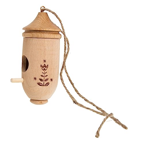 SUPVOX Nido de Colibri pájaro balcón colibrí Cuenco de baño para pájaros pajarera Easter Decorations Adornos Pascua cabaña Decorativa para pájaros decoración de Nido de pájaro de Madera