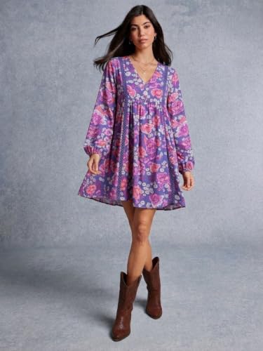Image of SMOWKLY Floral Printed || Rayon Blend || One Piece || Party Dress || Printed Dress for Women