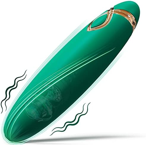 Small Bullet Vibrator for Women, Precise Vagina Clitoris Nipples Stimulation with 10 Modes, Full Silicone Vibrating Finger Massager for G Spot Nipple, Waterproof Adult Sex Toy for Women or Couples…