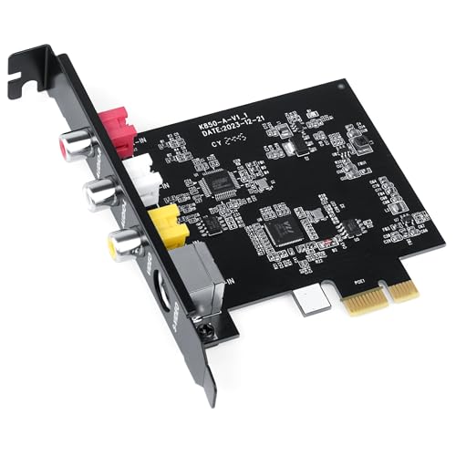 DigitPro PCIE Video Capture Card, PCIE Video Capture Board, HDMI Capture Card for Streaming and Video Gaming, Pass-Through with Ultra-Low Latency on Windows 8, 10, 11 and Linux Systems