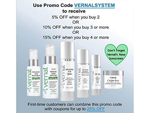 Vernal Eye Treatment Cream – Repair Dark Circles Under Eye & Puffiness – Packed With Collagen, Vitamin C & K | Eye Bags Treatment | Get Brighter, Rested And Refreshed Looking Eyes | Best Eye Gel #TOP5