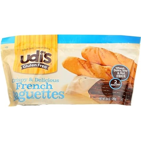 Udis Baguette Gluten Free French, 8.4 oz (frozen) Cover