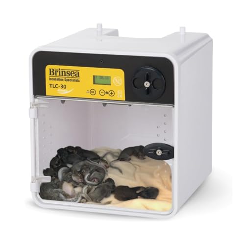 Brinsea TLC-30 Advance Portable Pet Brooder Incubator for Puppies Kittens Small Mammals with Heating and Temp Control Newborn Puppy Incubator for Kittens Birds and Other Animals