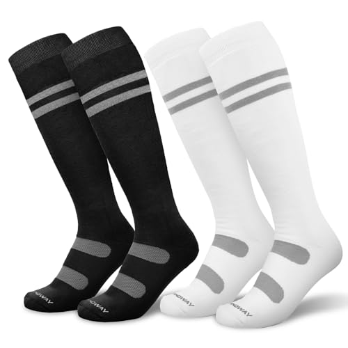 [Findway] 【2足組】 スキーソックス メンズ スキー靴下 厚手 抗菌防臭 吸湿速乾 防寒保温 スノボ ソックス レディース 靴下 スキー用 アウトドアスポーツ 冬 快適 暖かい 通気性 耐久性 伸縮性の商品画像（Amazon）