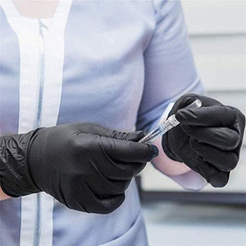 OLMME - Guanti in gomma usa e getta, 100 pezzi