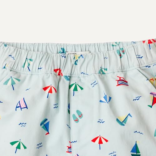Image of Amazon Essentials x Sofia Grainge Unisex Babies, Toddlers and Kids' Pull-on Cotton Twill Shorts