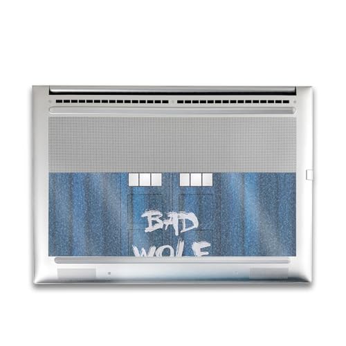 Image of Glossy Glitter Gaming Skin Compatible with HP Envy x360 16 inch (2023) - Time Lord Box - Premium 3M Vinyl Protective Wrap Decal Cover - Easy to Apply | Crafted in The USA by MightySkins