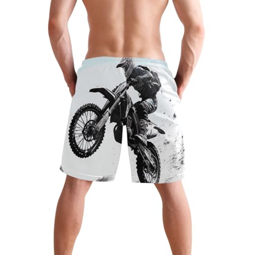 Fire Dragon and Ice Dragon Short Swim Trunks Men Quick Dry Mens Surf Shorts with Pockets4