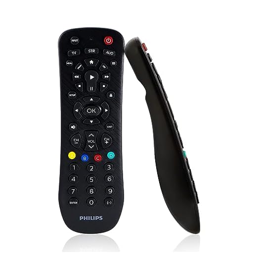 Philips Universal Remote Control Replacement for Samsung, Vizio, LG, Sony, Sharp, Roku, Apple TV, RCA, Panasonic, Smart TVs, Streaming Players, Blu-ray, DVD, Simple Setup, 3 Device, Black, SRP9232D/27