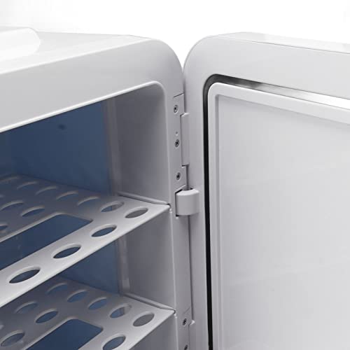 Geladeira Portátil de Beleza, Mini Geladeira para Cuidados Com a Pele Com Aquecimento e Baixo Ruído