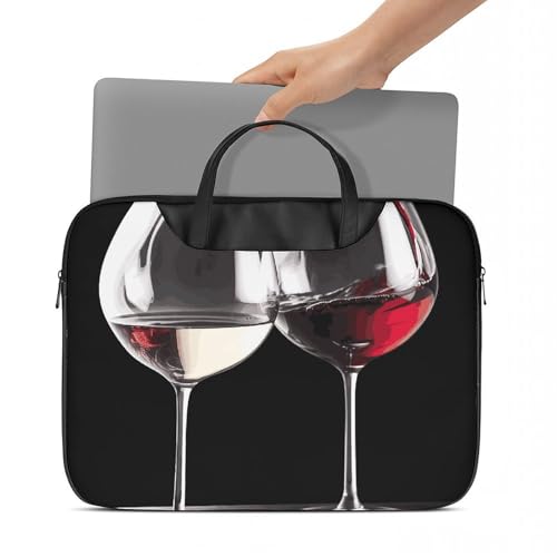 Bolso de hombro para laptop 17 pulgadas impermeable rojo miniatura 6