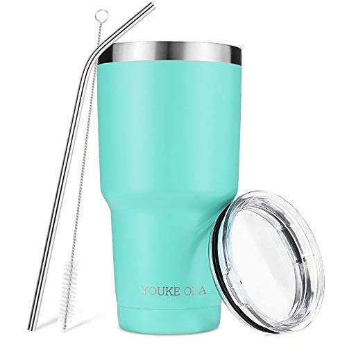 Stainless Steel Tumbler 30oz - Vacuum Insulated Tumbler Coffee Cup Double Wall Large