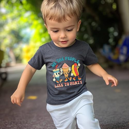 Image of Boys Girls Fourth of July Shirt Toddler Patriotic 4th of July Clothes for Kids 1-7 Years