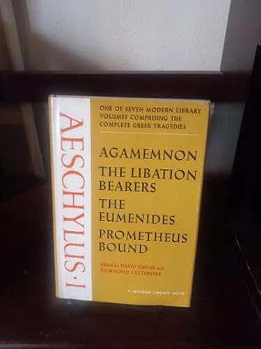 The Complete Greek Tragedies: Aeschylus I, Volu... B004GBCQLU Book Cover