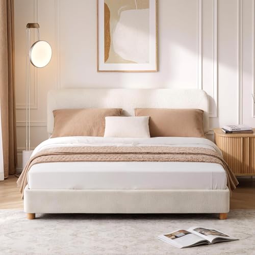 BERRY NEST Full Boucle Bed Frame