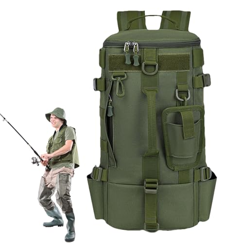 Sac de pêche polyvalent pour camping randonnée et matériel au bord de l'eau