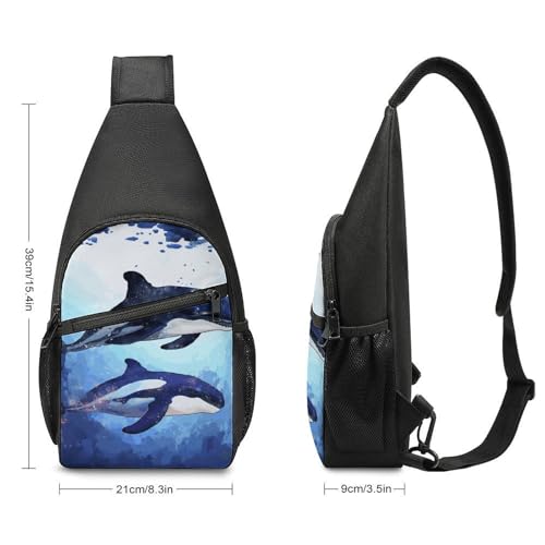 Sling Bag para mujer y hombre mochila pequeña de día miniatura 2