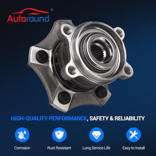 Autoround 512373 AWD Rear Wheel Bearing and Hub Assembly Fit for 2011-2014 Nissan Juke, 2008-2013 Rogue, 5 Lugs Non-ABS by Autoround - Used condition - Image 5