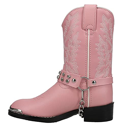 Durango Lil' Pink N Chrome BT568 Western Boot (Toddler/Little Kid/Big Kid)3