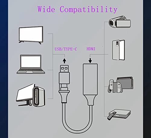 Image of Capture Card, 2023 4K 60HZ Audio Video HDMI Capture Card，HDMI to USB 3.0 / USB C 1080P 60HZ Capture Card,Capture Card for Streaming /Nintendo Switch /PS3 /PS4 /YouTube /Xbox /Camera /PC /OBS