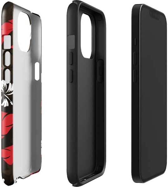Skinit Impact Phone Case Compatible with iPhone 13 - Officially Licensed NFL Cleveland Browns Tropical Print Design