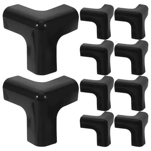Mikikit Protectores Autoadhesivos para Esquinas de Muebles, 10 Unidades de Silicona Transparente, Cubiertas de Seguridad para Bebés, Ideales para Mesas y Escritorios en Casa