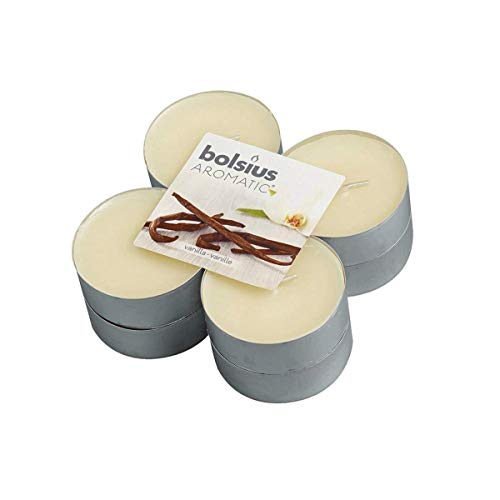 8 maxi tealights profumate vanilla