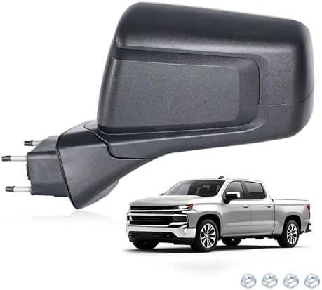 Left Driver Side Mirror For 2019-2024 Chevy Silverado 1500 RST 5 Pins