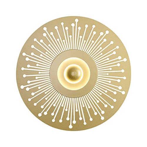 Applique murale LED 10W dorée pour remplacer une vieille lampe de chevet encombrante