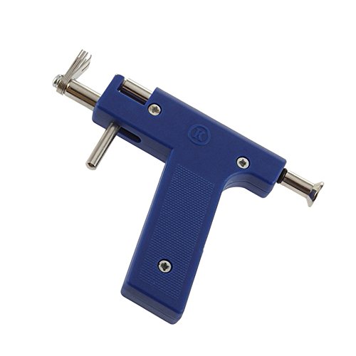 Entweg Conjunto de Herramientas para la Unidad de perforación del Ombligo Earhole Gun Safety Ear Nose Navel Body Piercing Gun Kit Set con 98 piezas pendientes Studs