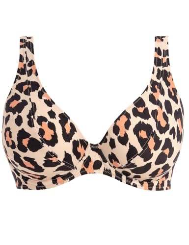 Haut de maillot léopard avec armatures Freya Animal Instinct 90D