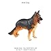 AENIMELY Realistic Hollow German Shepherd Figurine – Educational Farm Dog Toy for Kids – Plastic Animal Figurines – Cake Topper, Preschool Learning Gift, Party Favor