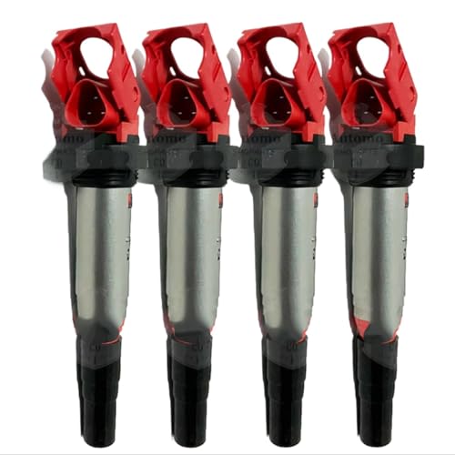 �G���W���_�΃R�C�� Compatible With X1 X3 X4 X5 X6 Z3 Z4 2001-2022 �ԗp�C�O�j�b�V�����R�C���p�b�N 12138616153 12137594596 �ƌ݊�������(4xIgnition coil)