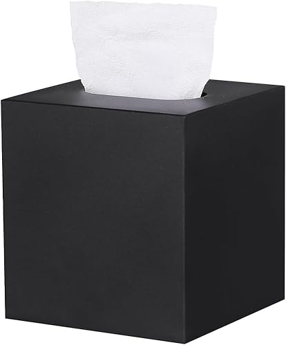 Miniatura 1 de Tapa cuadrada de metal para caja de pañuelos, moderno soporte para pañuelos faciales para tocador de baño, tocadores de dormitorio, mesitas de