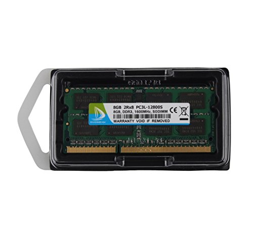 Image of DUOMEIQI 8GB DDR3 /DDR3L1600MHz Sodimm 2RX8 PC3 /PC3L-12800S 204pin 1.35v / 1.5v CL11 Unbuffered Non-ECC Notebook Memory Laptop RAM Module for Intel AMD and Mac System