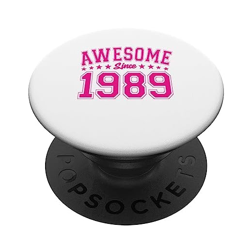 Impresionante desde 1989 Cumpleaños Impresionante Vintage PopSockets PopGrip Intercambiable